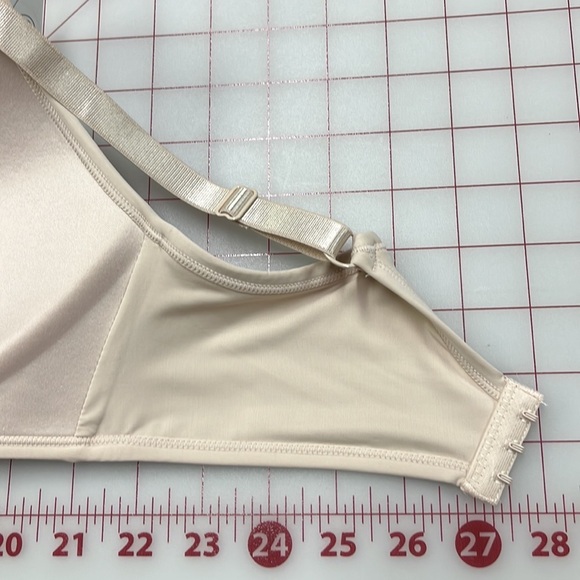 RENE ROFE NWT Beige 3 Hook Comfort Molded Padded Cup Wire Free Bra SZ 36D - Picture 4 of 10